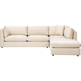 Logan Sectional, Raffia Dusk - Modern Furniture - Sectionals - High Fashion Home