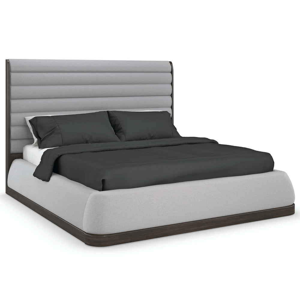 La Moda Uph Panel Bed-Furniture - Bedroom-High Fashion Home