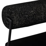 Marni Bench, Salt & Pepper-Furniture - Chairs-High Fashion Home