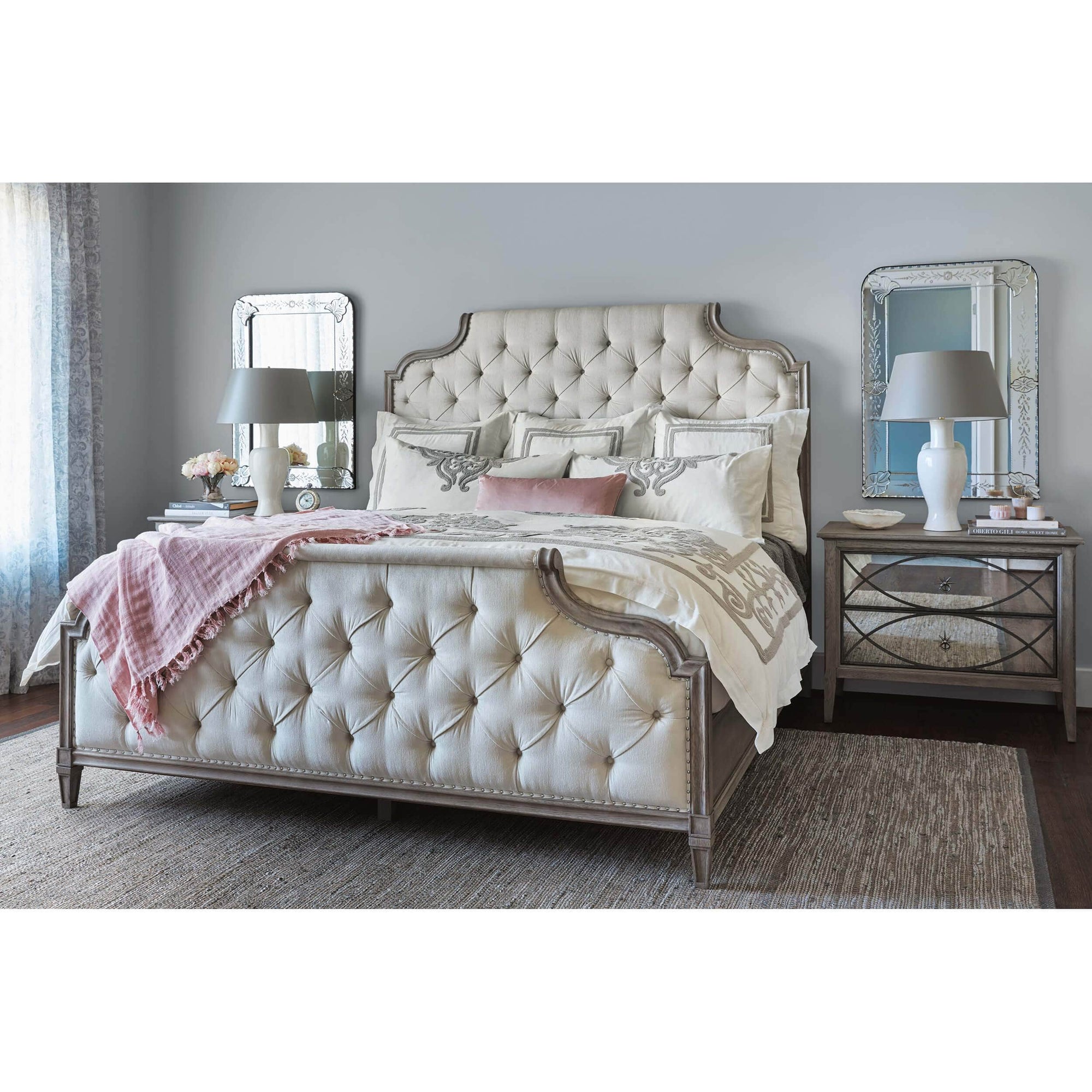 Bernhardt mirrored nightstand sale