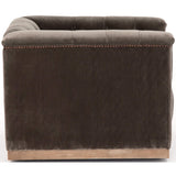 Maxx Swivel Chair, Sapphire Birch - Modern Furniture - Accent Chairs - High Fashion Home