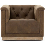 Maxx Swivel Chair, Umber Grey - Modern Furniture - Accent Chairs - High Fashion Home