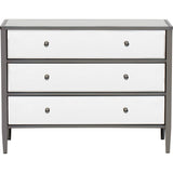Hollywood Black Nickel Metal Chest, Large - Furniture - Storage - High Fashion Home