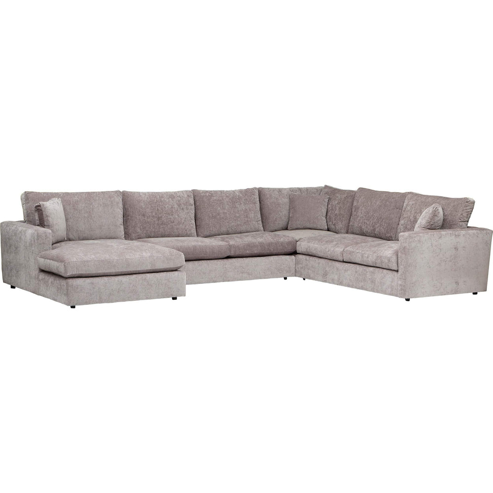 Miller Sectional, Virgo Linen - Modern Furniture - Sectionals - High Fashion Home