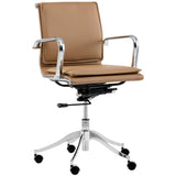 Morgan Full Back Office Chair, Tan - Furniture - Office - High Fashion Home