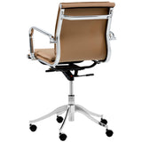 Morgan Full Back Office Chair, Tan - Furniture - Office - High Fashion Home