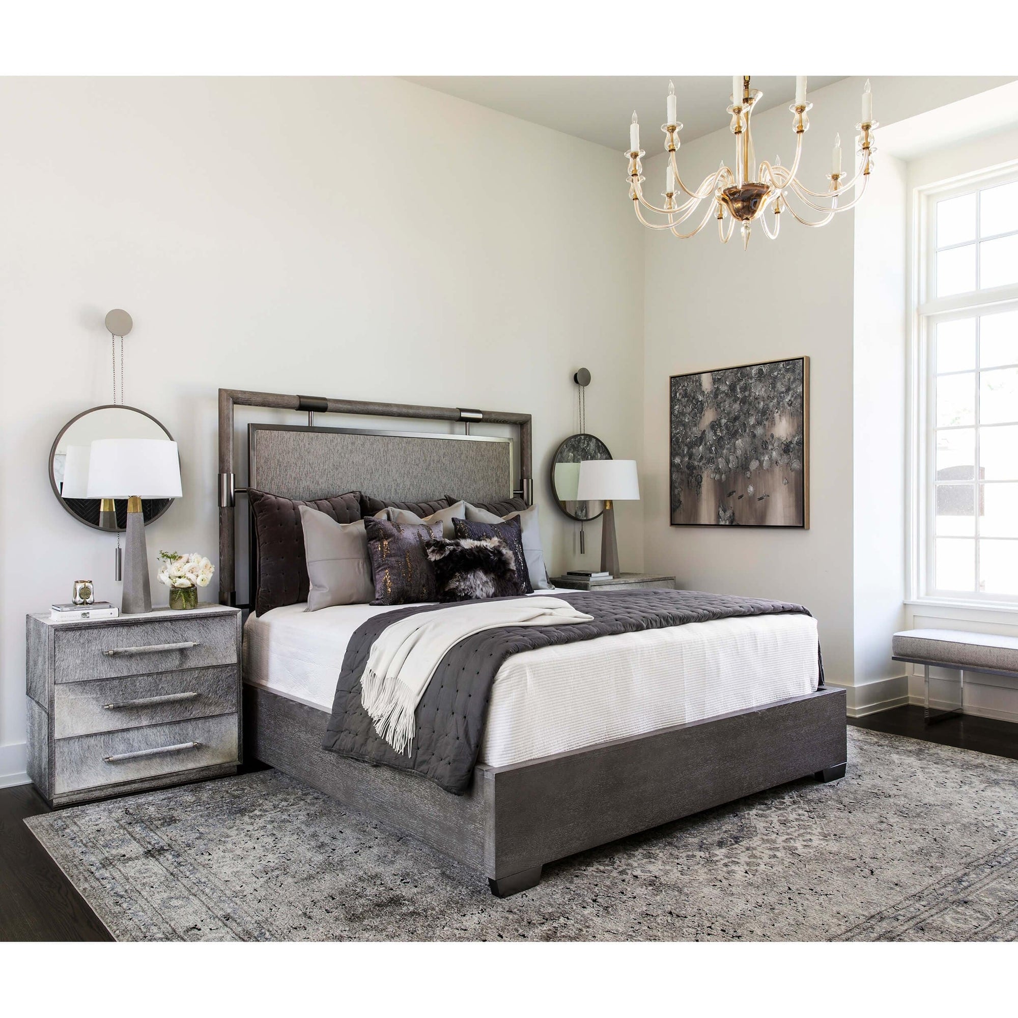 Raina clearance sleigh bed