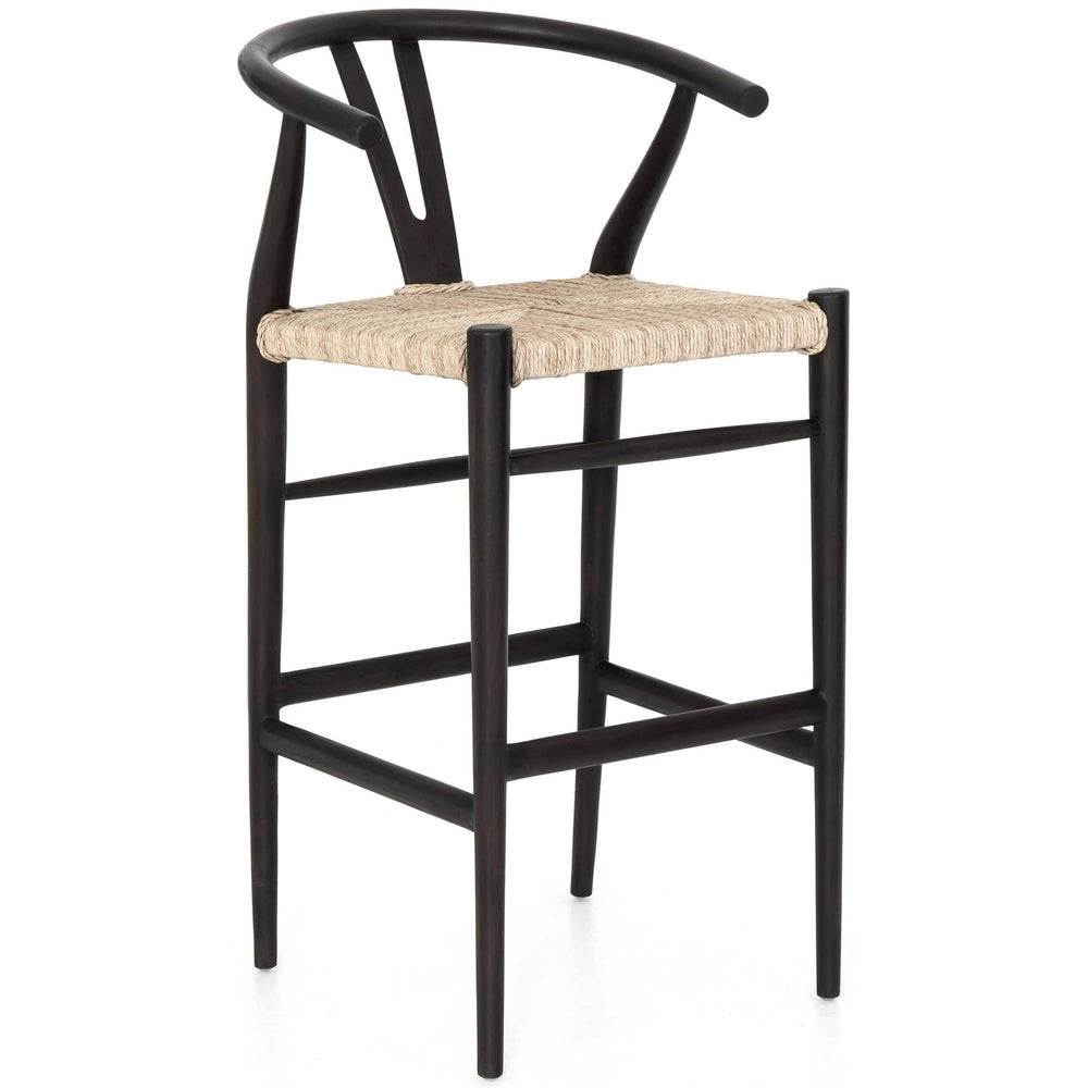 Muestra Bar Stool, Black - Furniture - Dining - High Fashion Home