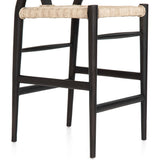 Muestra Counter Stool, Black - Furniture - Dining - High Fashion Home