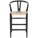 Muestra Counter Stool, Black - Furniture - Dining - High Fashion Home