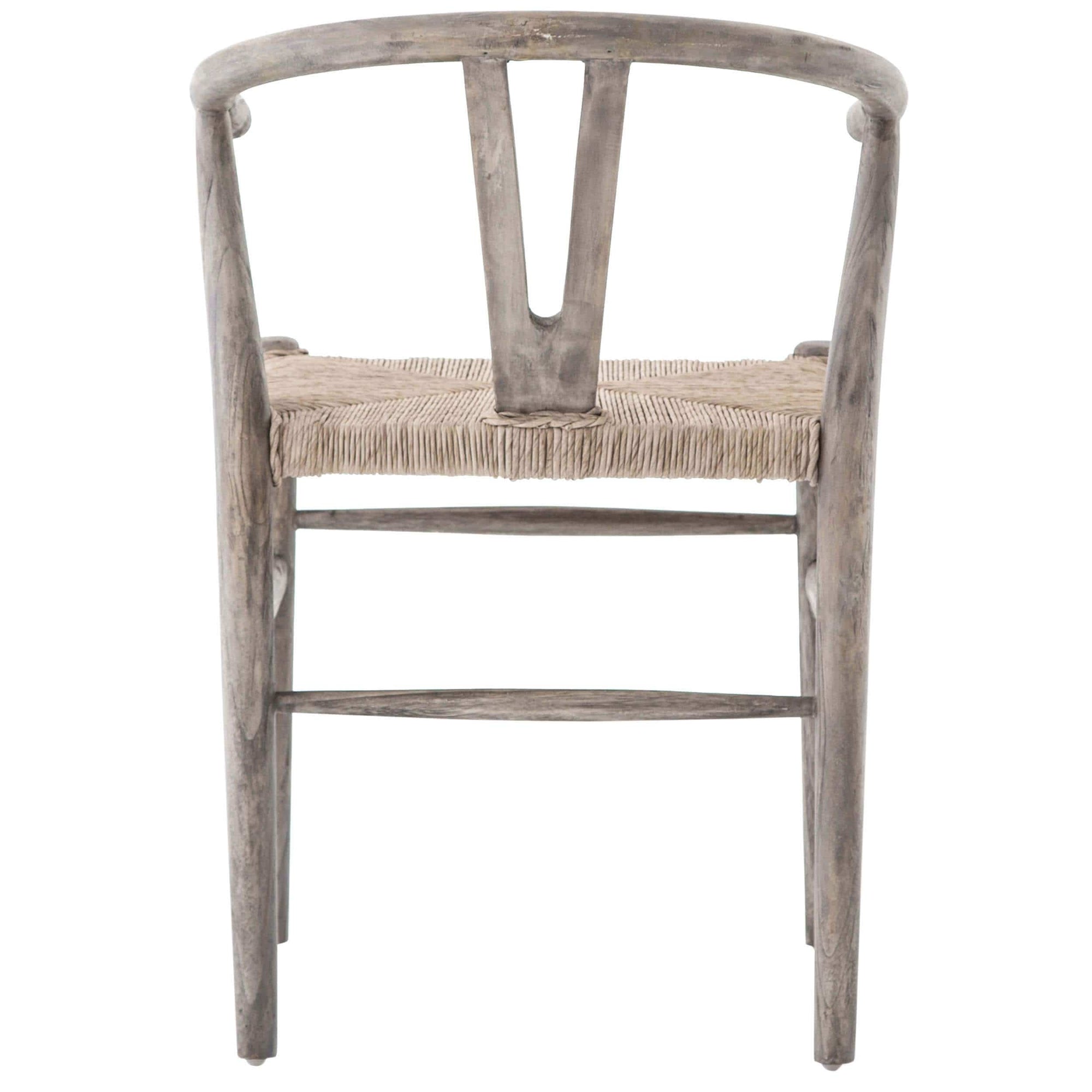 Weathered grey 2025 dining chairs