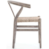Muestra Dining Chair, Weathered Grey - Furniture - Dining - High Fashion Home