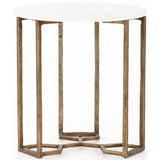 Naomi Marble End Table - Furniture - Accent Tables - High Fashion Home