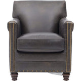 Old Saddle Crocodile Leather Club Chair - Modern Furniture - Accent Chairs - High Fashion Home