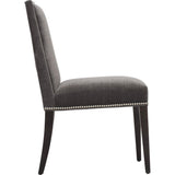 Oliver Side Chair, Valhalla Pewter, Pewter Nailheads - Furniture - Dining - High Fashion Home