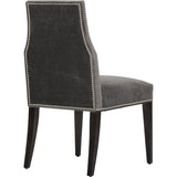 Oliver Side Chair, Valhalla Pewter, Pewter Nailheads - Furniture - Dining - High Fashion Home