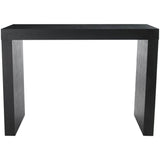 Faro C-Shape Counter Table, Black - Modern Furniture - Dining Table - High Fashion Home