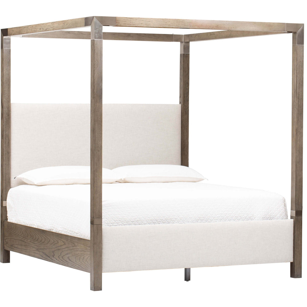 Palma Upholstered Canopy Bed - Modern Furniture - Beds - High Fashion Home