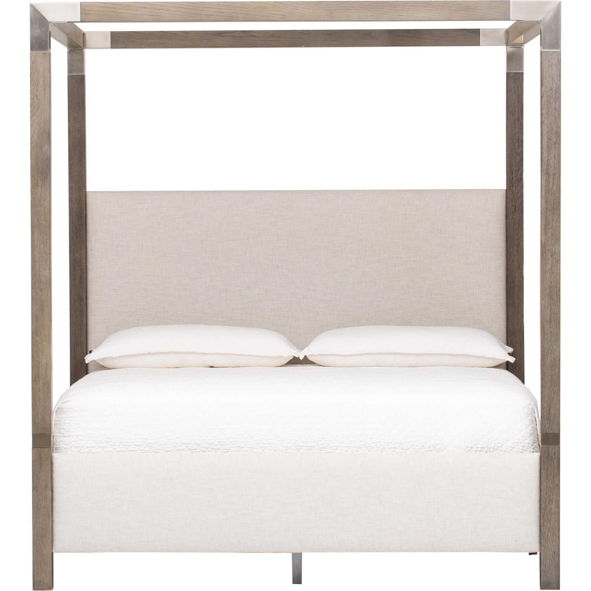 Palma upholstered canopy bed sale