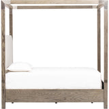 Palma Upholstered Canopy Bed - Modern Furniture - Beds - High Fashion Home