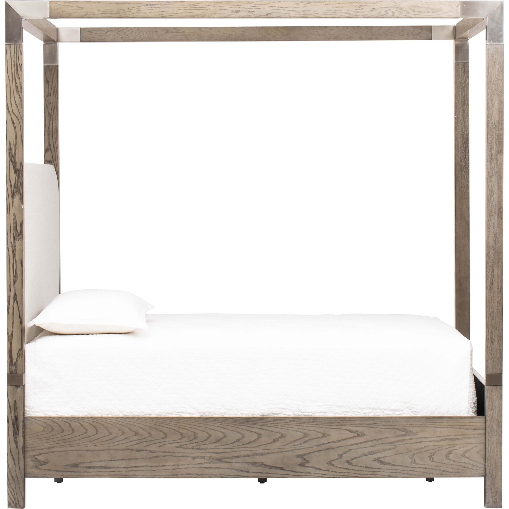 Palma upholstered sales canopy bed