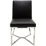 Patrice Dining Chair, Black - Furniture - Dining - High Fashion Home