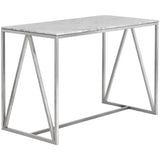 Abel Counter Table, White - Modern Furniture - Dining Table - High Fashion Home