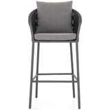 Porto Outdoor Bar Stool - Furniture - Dining - High Fashion Home