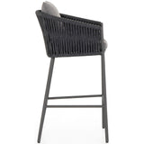 Porto Outdoor Bar Stool - Furniture - Dining - High Fashion Home