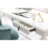 Portuguese Desk, White - Furniture - Office - High Fashion Home