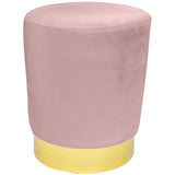 Pri Ottoman, Blush - Furniture - Chairs - High Fashion Home