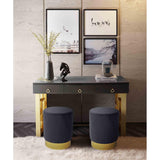 Pri Ottoman, Grey - Furniture - Chairs - High Fashion Home