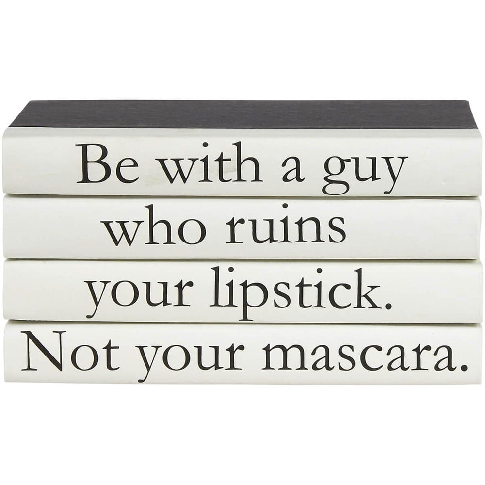 Stack of Books, Be With A Guy - Accessories - High Fashion Home