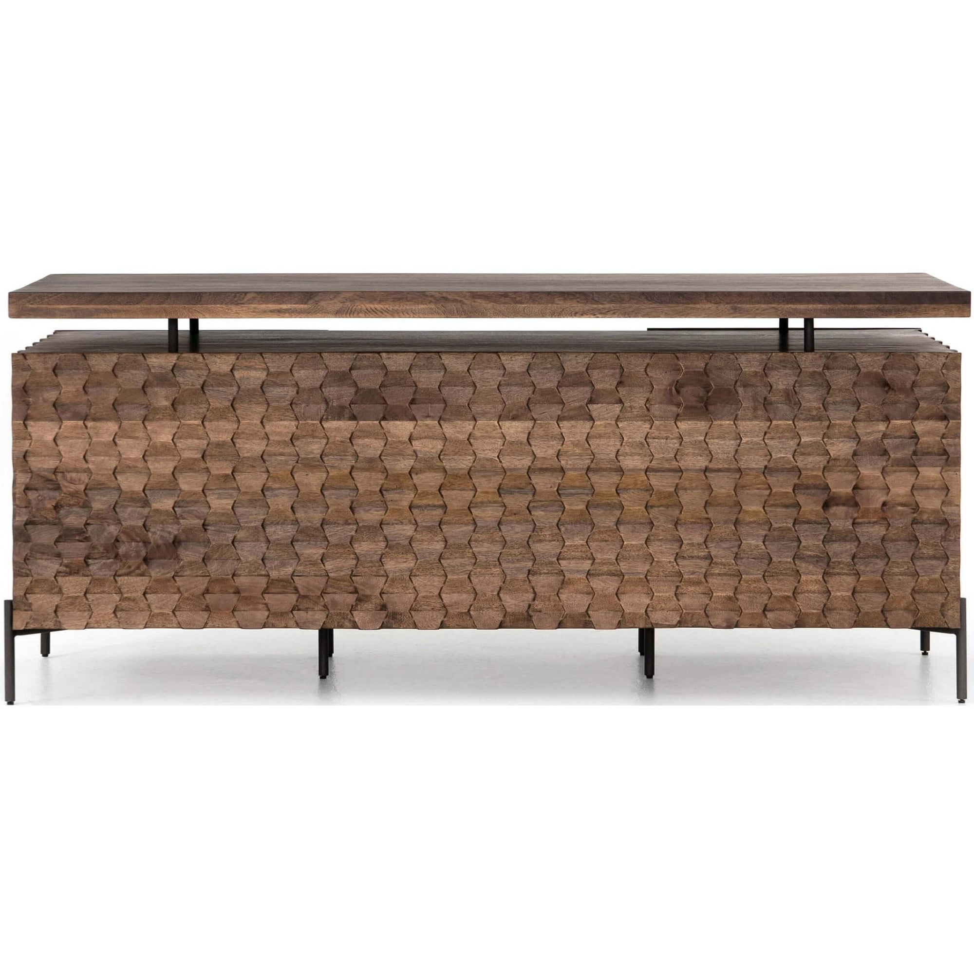 Raffael Desk, Antique Brown High Fashion Home