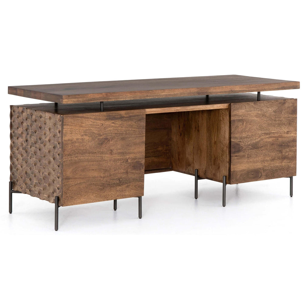 Raffael Desk, Antique Brown - Furniture - Office - High Fashion Home