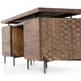Raffael Desk, Antique Brown - Furniture - Office - High Fashion Home