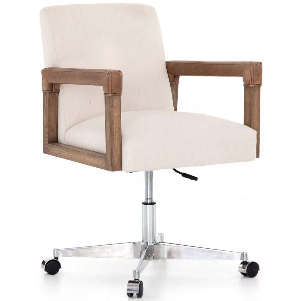 Reuben Desk Chair, Harbor Natural by Four Hands