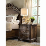 Rhapsody Three Drawer Nightstand - Furniture - Bedroom - High Fashion Home