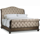 Rhapsody Tufted Bed, Beige - Modern Furniture - Beds - High Fashion Home