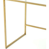 Riverside Desk, Aged Brass - Furniture - Office - High Fashion Home