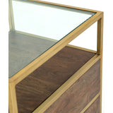 Riverside Desk, Aged Brass - Furniture - Office - High Fashion Home