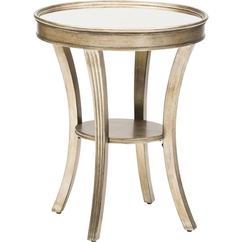 Round Mirror Accent Table - Furniture - Accent Tables - High Fashion Home