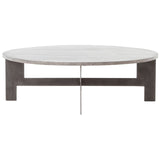 Round Coffee Table with Iron - Modern Furniture - Coffee Tables - High Fashion Home