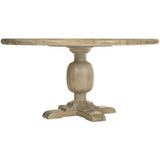 Rustic Patina Round Dining Table, Sand - Modern Furniture - Dining Table - High Fashion Home