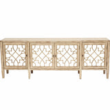 Sanctuary 4 Door Mirrored Console - Furniture - Dining - High Fashion Home