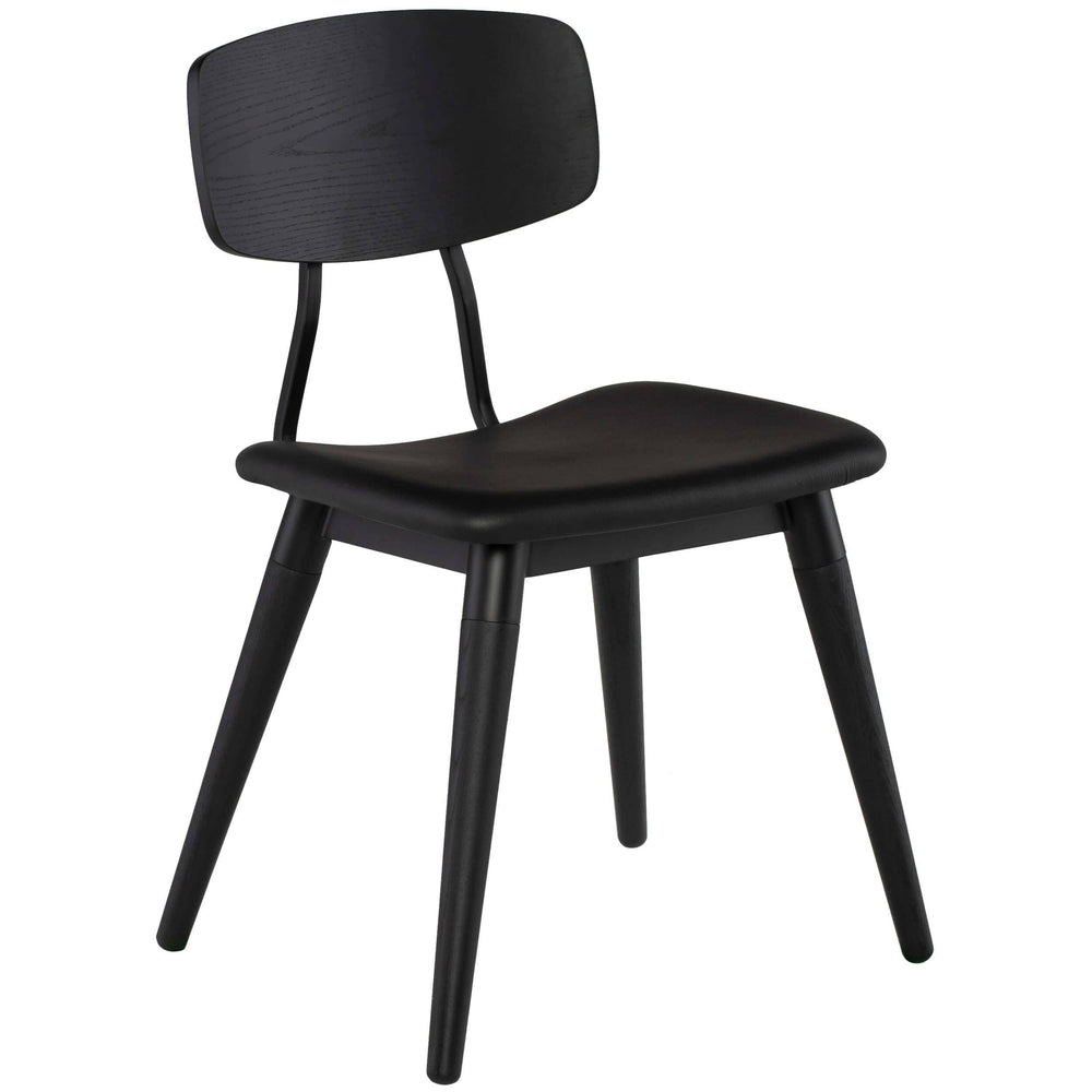 Scholar Dining Chair, Black - Furniture - Dining - High Fashion Home
