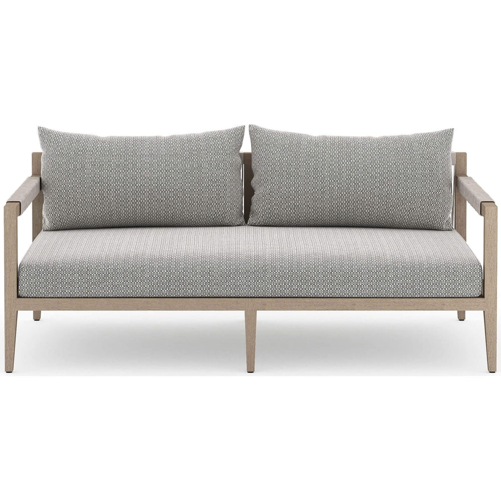 Sherwood Outdoor Sofa, Faye Ash/Washed Brown - Furniture - Sofas - High Fashion Home