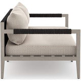 Sherwood Outdoor Sofa, Faye Sand/Weathered Grey - Furniture - Sofas - High Fashion Home