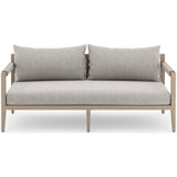 Sherwood Outdoor Sofa, Stone Grey/Washed Brown - Furniture - Sofas - High Fashion Home