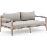 Sherwood Outdoor Sofa, Stone Grey/Washed Brown - Furniture - Sofas - High Fashion Home